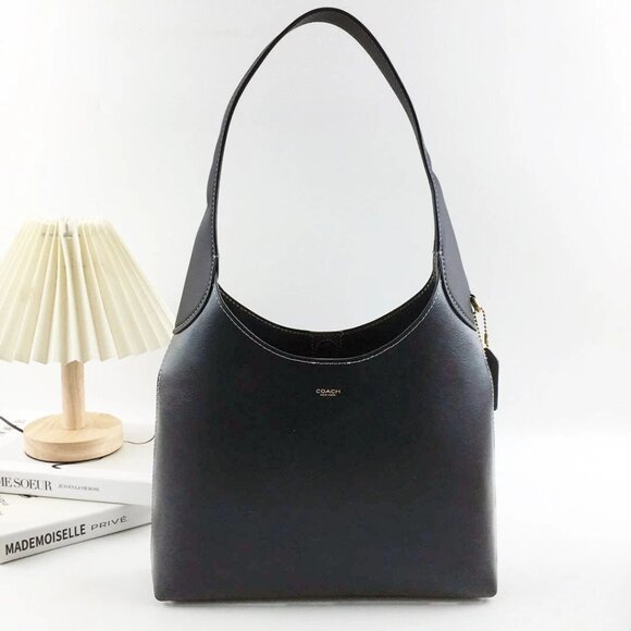 Coach Handbags - Coach Black Leather Hobo Bag